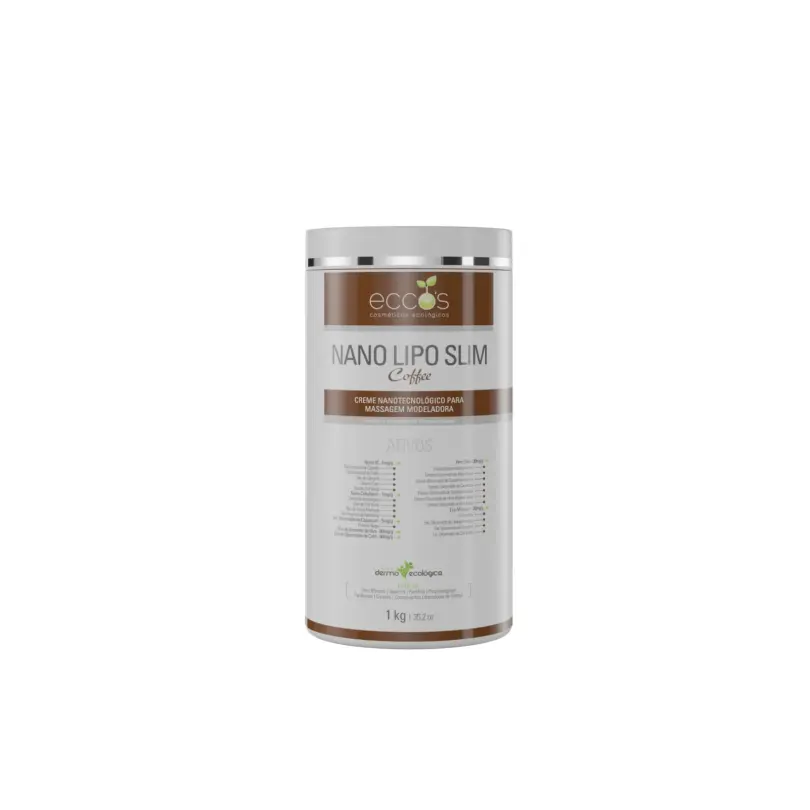 Creme para Massagem Modeladora - Nano Lipo Slim Coffee 1kg