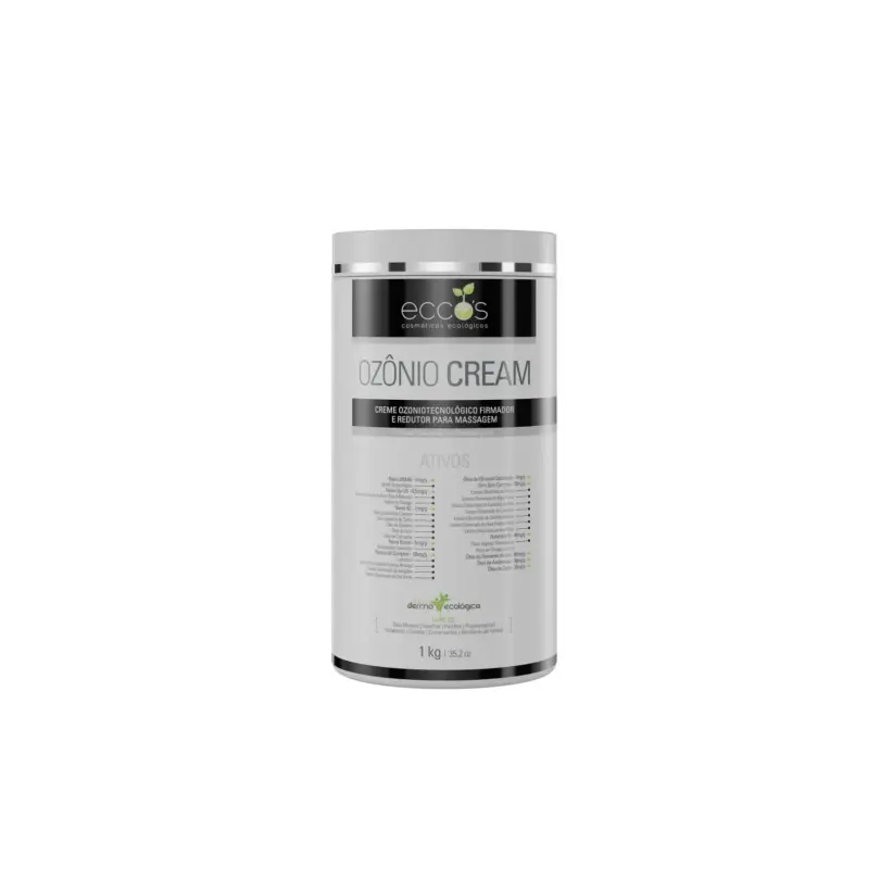 Ozônio Cream 1kg- Creme Ozoniotecnológico Firmador e Redutor para Massagem