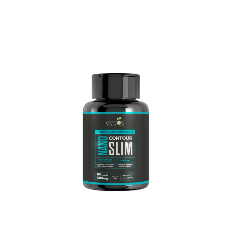 Suplemento Alimentar - Nano Contour Slim 2000mg 60 Cápsulas