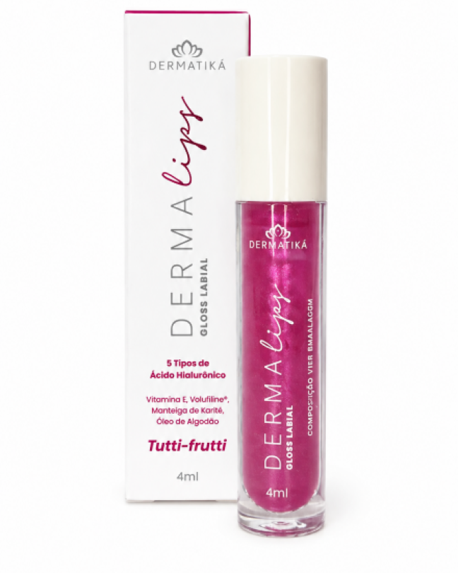 DERMA LIPS - GLOSS LÁBIAL TUTTI-FRUTTI