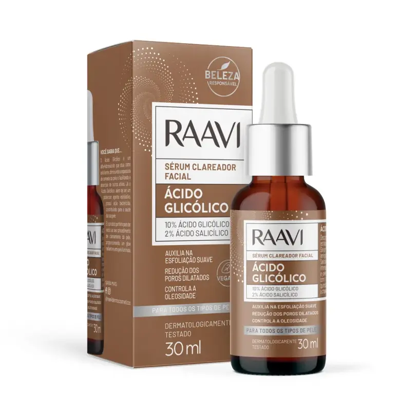 Sérum Facial Clareador Ácido Glicólico