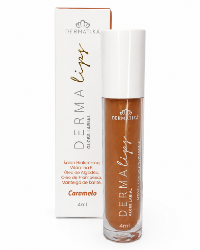 DERMA LIPS - GLOSS CARAMELO