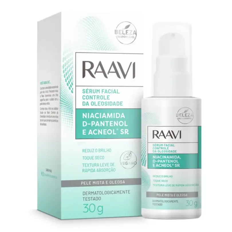 Sérum Facial Controle Da Oleosidade Niacinamida e D-Pantenol
