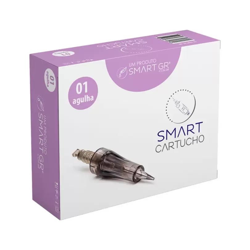Cartucho Smart Derma Pen Preto 01 agulhas