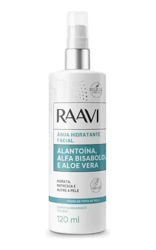 Água Hidratante Facial Raavi 120ml
